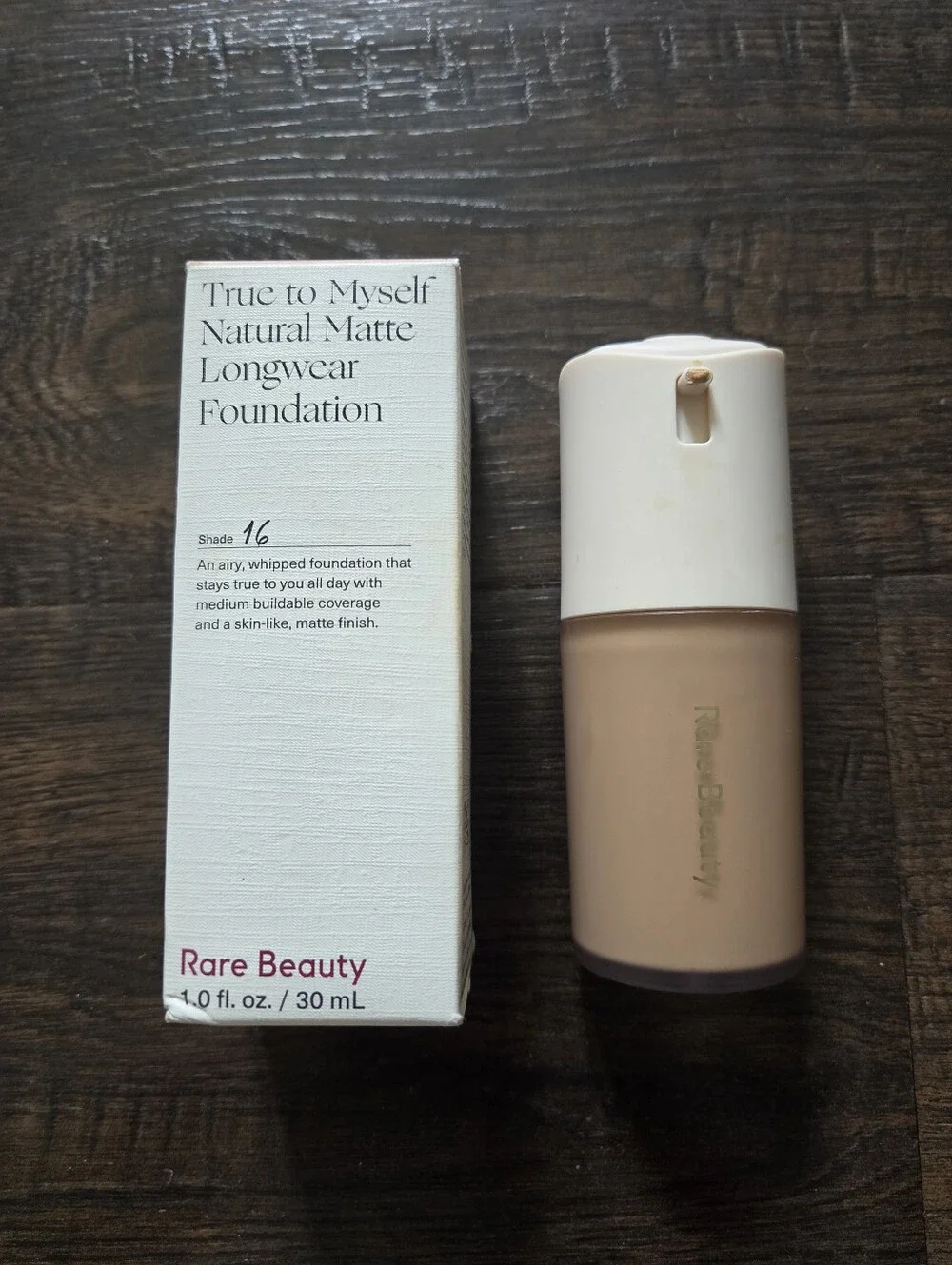 Rare Beauty True to Myself Natural Matte Longwear Foundation - Shade 16